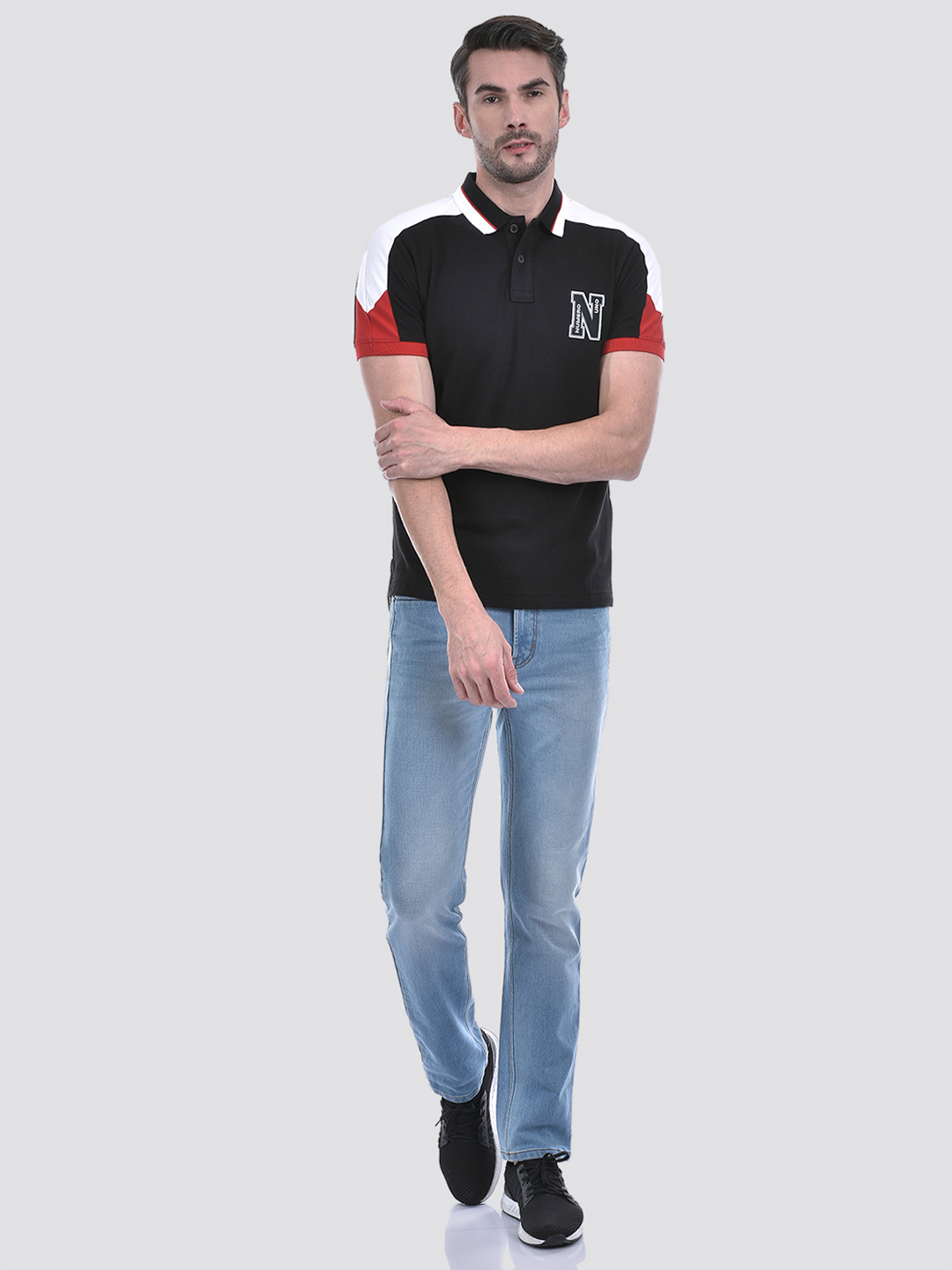 Numero Uno Men Color Block Multicolor T-Shirt